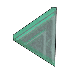 Glass Slanted Triangular Roof icon
