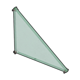 Glass Triangular Wall icon