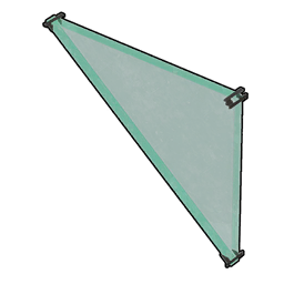 Glass Triangular Wall (Inverted) icon