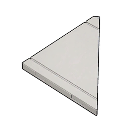 Clean Slanted Triangular Roof icon