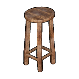 Wooden Bar Stool icon
